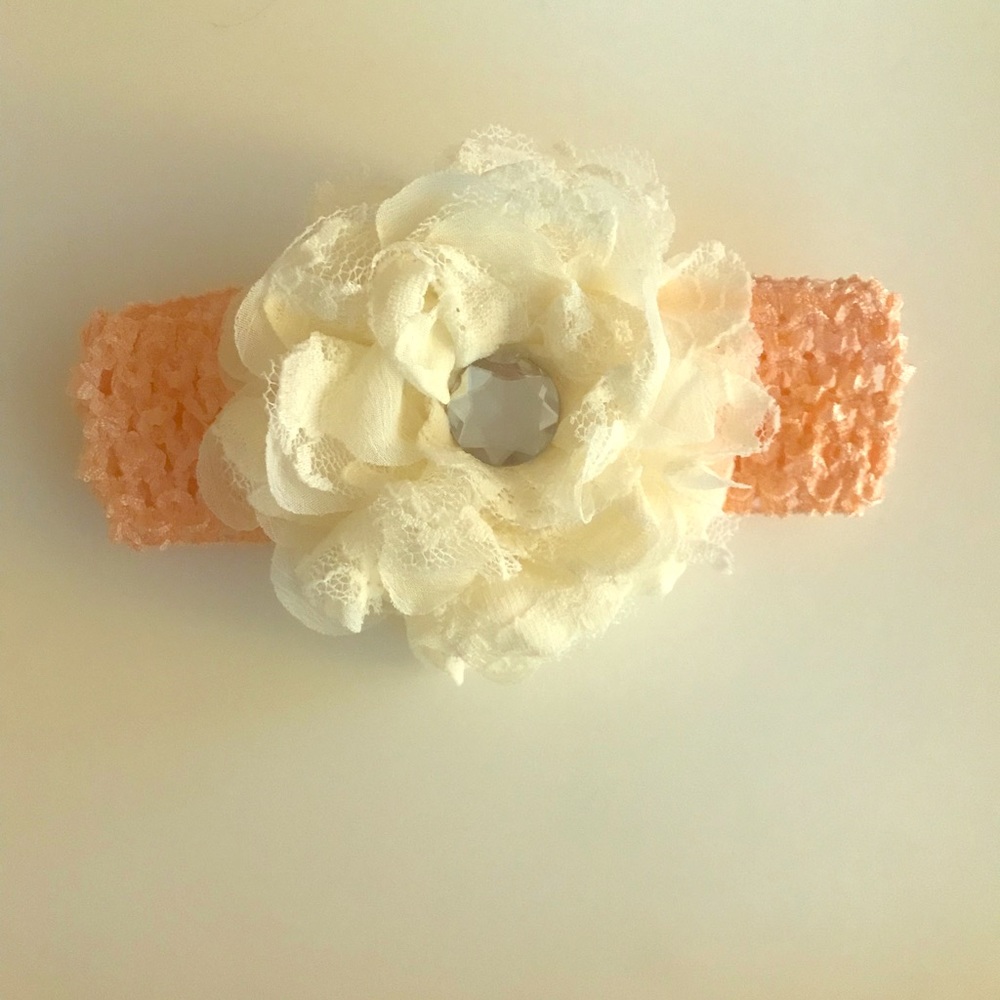 Oversized flower thick stretch girls headbands NEW